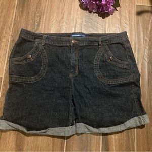 Avenue Denim Dark Blue/Gray Jeans